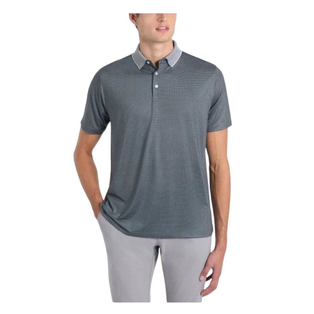 Men's Hickey Freeman Short Sleeve Golf Polo UPF 50+ Black Size XXL NWT